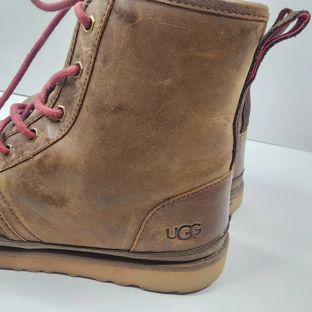 UGG Chukka Men's Size 10 F27019C Winter Boots -Chestnut Suede Waterproof  EUC
